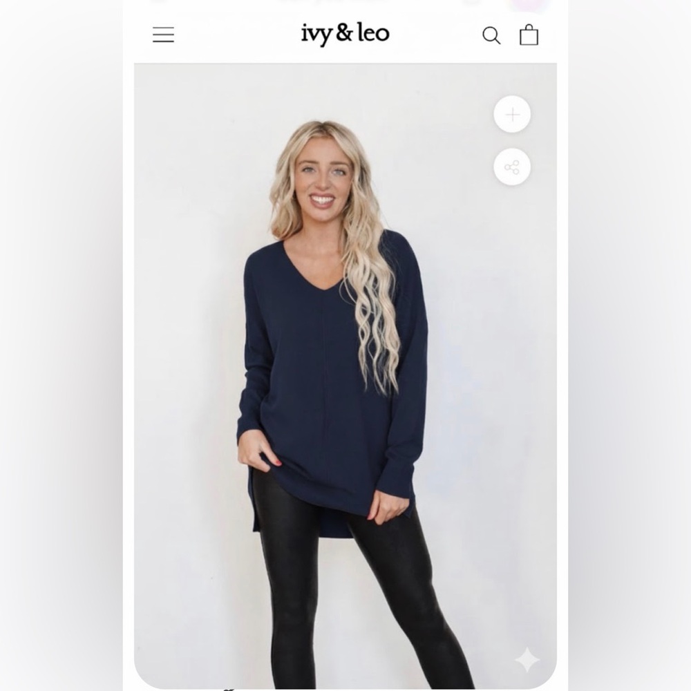 Ultra Soft Oversized Women's V-Neck Sweater